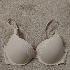 Soma Cream Pushup Bra with Adjustable Straps and Seamless Cups